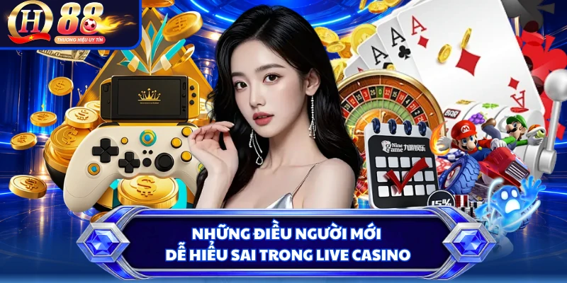 Những điều người mới dễ hiểu sai trong live casino 